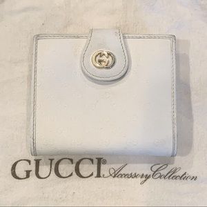 Rare Vintage Gucci Micro G Bi-fold Wallet